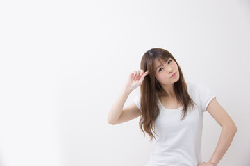 部屋着 - 半袖(白バック)