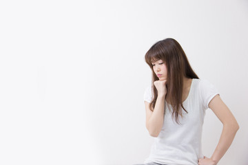 部屋着 - 半袖(白バック)