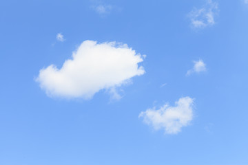Blue sky with cloud