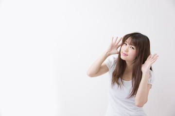 Fototapeta premium 部屋着 - 半袖(白バック)