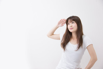 部屋着 - 半袖(白バック)