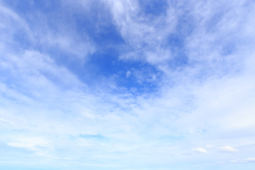 Blue sky with cloud in a sunny day