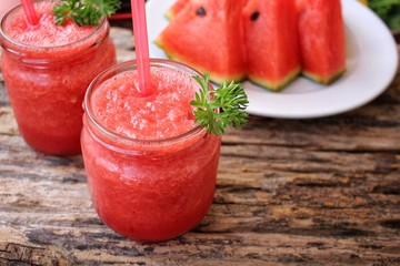 Watermelon smoothies