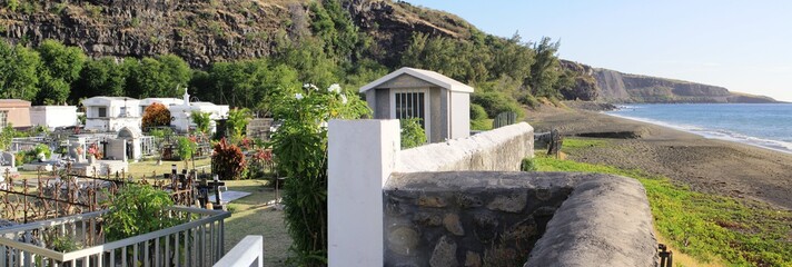 cimetière marin de St Paul, Réunion