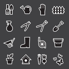 garden tools icon