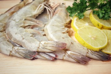 Raw shrimp