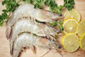 Raw shrimp