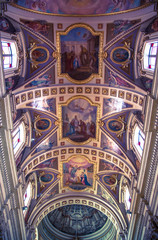 Interior of church at Citadel -  town Victoria, Gogo - Malta