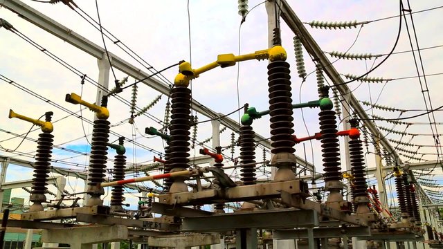 High voltage disconnector in modern electrical switchgear