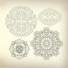 line of art for decorative design
