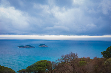 Fototapeta na wymiar The Amalfi Coast, in Campania, Italy