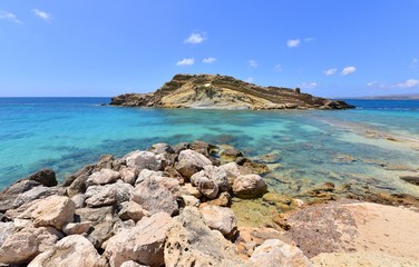 Landscape of Kefalonia island in Greece