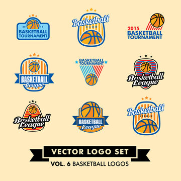 Basketball Vector Logo Set 