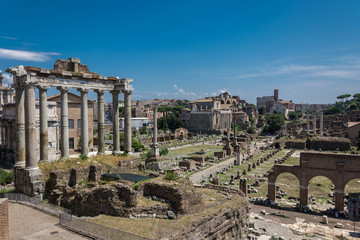 Obraz na płótnie Canvas Italien Rom Forum Romanum