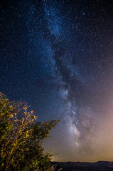 Vía lactea en el cielo