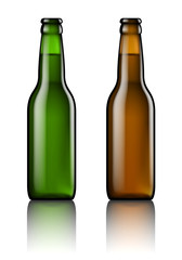 Bouteilles de bière vectorielles 1