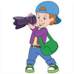 photographer with a camera