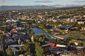 Obraz premium Panoramic view of Tbilisi. Georgia