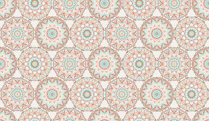 Seamless mandala background