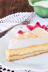 Slice of cheesecake 