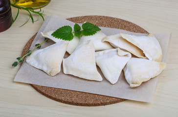 Raw potato dumplings