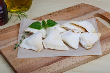 Raw potato dumplings