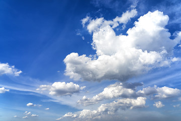 Beautiful clouds and blue sky