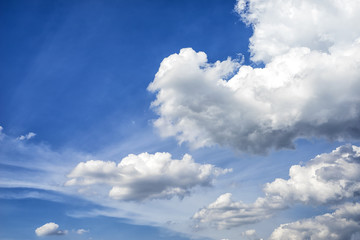 Beautiful clouds and blue sky