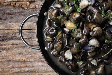 Fototapeta premium Fried clams