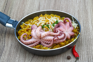 Risotto with octopus