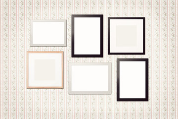 patterned paper with different frames