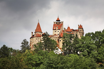 Fototapeta na wymiar Bran Castle (Castle of Dracula). Romania