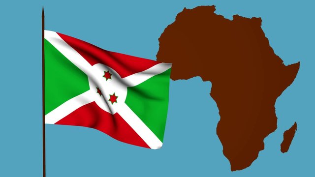 Africa  bandiera del Burundi
