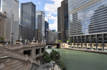 Obraz premium Chicago River, Chicago