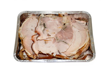 tray of roast pig