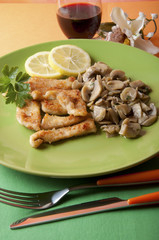 Sliced ​​turkey