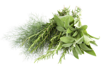 mik fennel, rosemary and sage