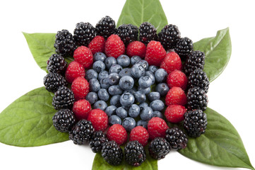 berries, blueberries, blackberries, raspberries