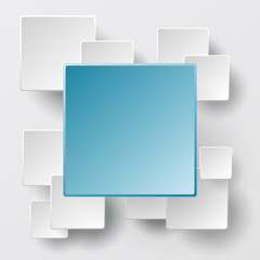 Paper square banners