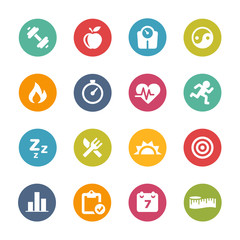 Fitness Icons, Circle Series