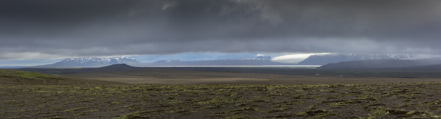 Panorama, Iceland, Langjokull