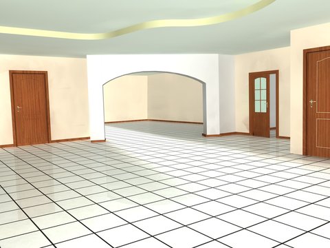 nuovo salone da arredare