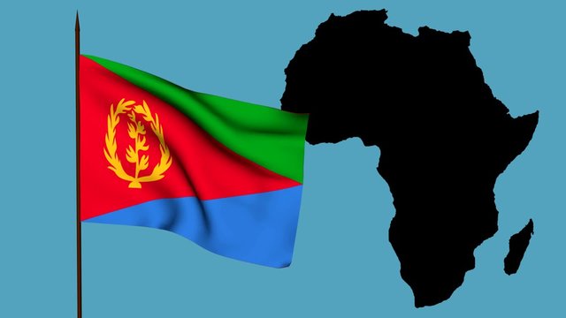 Africa  bandiera dell'Eritrea