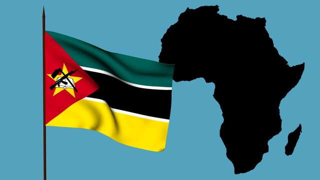 Africa  bandiera del Monzabico