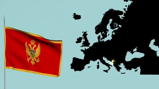 Bandiera del Montenegro