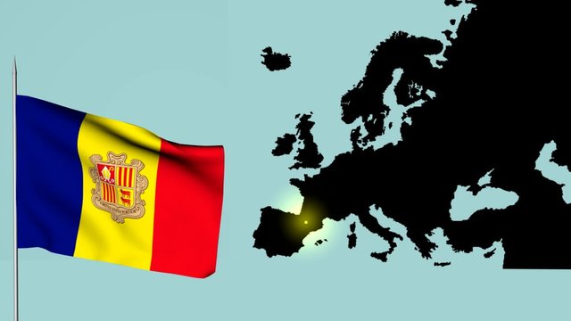 Andorra Bandiera europea