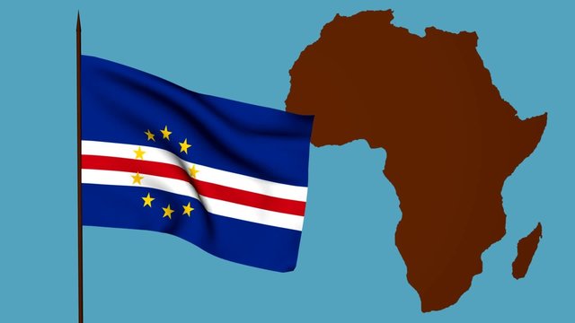 Africa  bandiera di Capo Verde