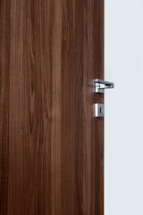colored wooden door open d