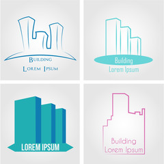 Obraz premium Building logos