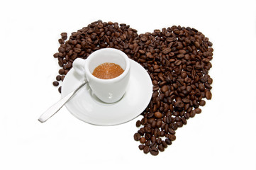 Una tazzina di caffè-A cup of coffee